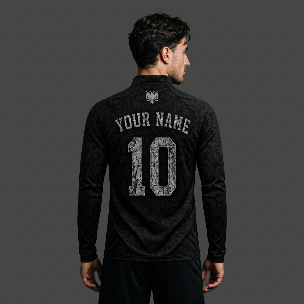 Black Illyrian Empire Quarter Zip